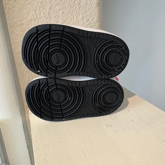 Nike Court Borough Low 2 TDV Baby Sneakers White Pink 4C BQ5453-108 - Picture 7 of 9